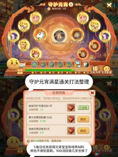 梦幻西游手游守护元宵关卡全攻略：阵容配置与培养策略