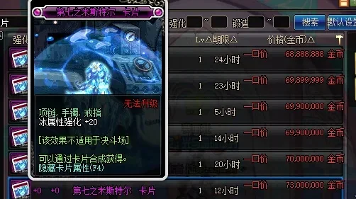 dnf手游冰女王卡片-冰女王卡牌价值解析